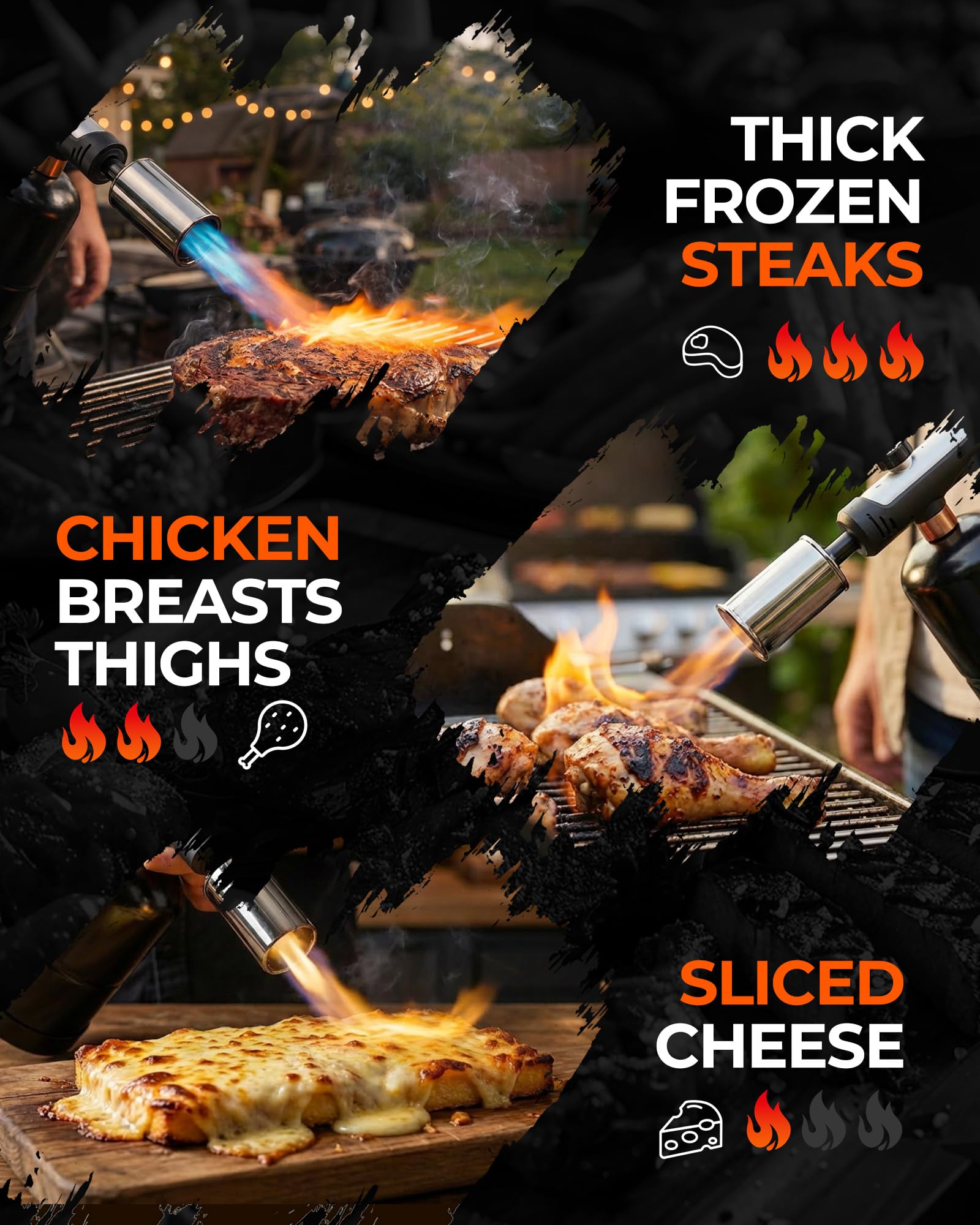 one touch max flame mode for high temperature tasks