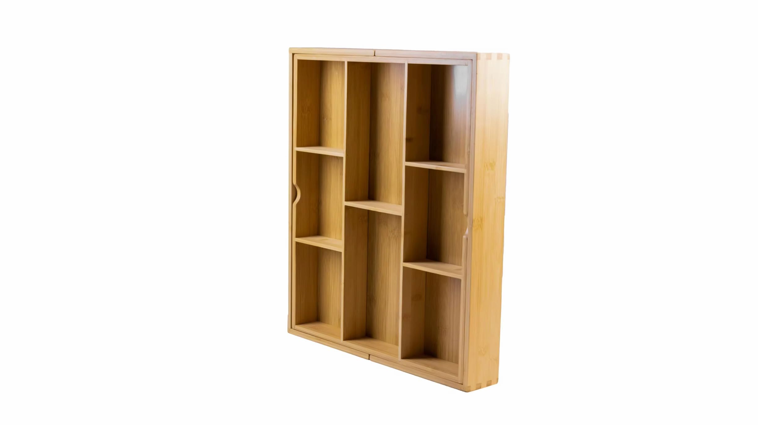 100% natural bamboo construction for durable storage