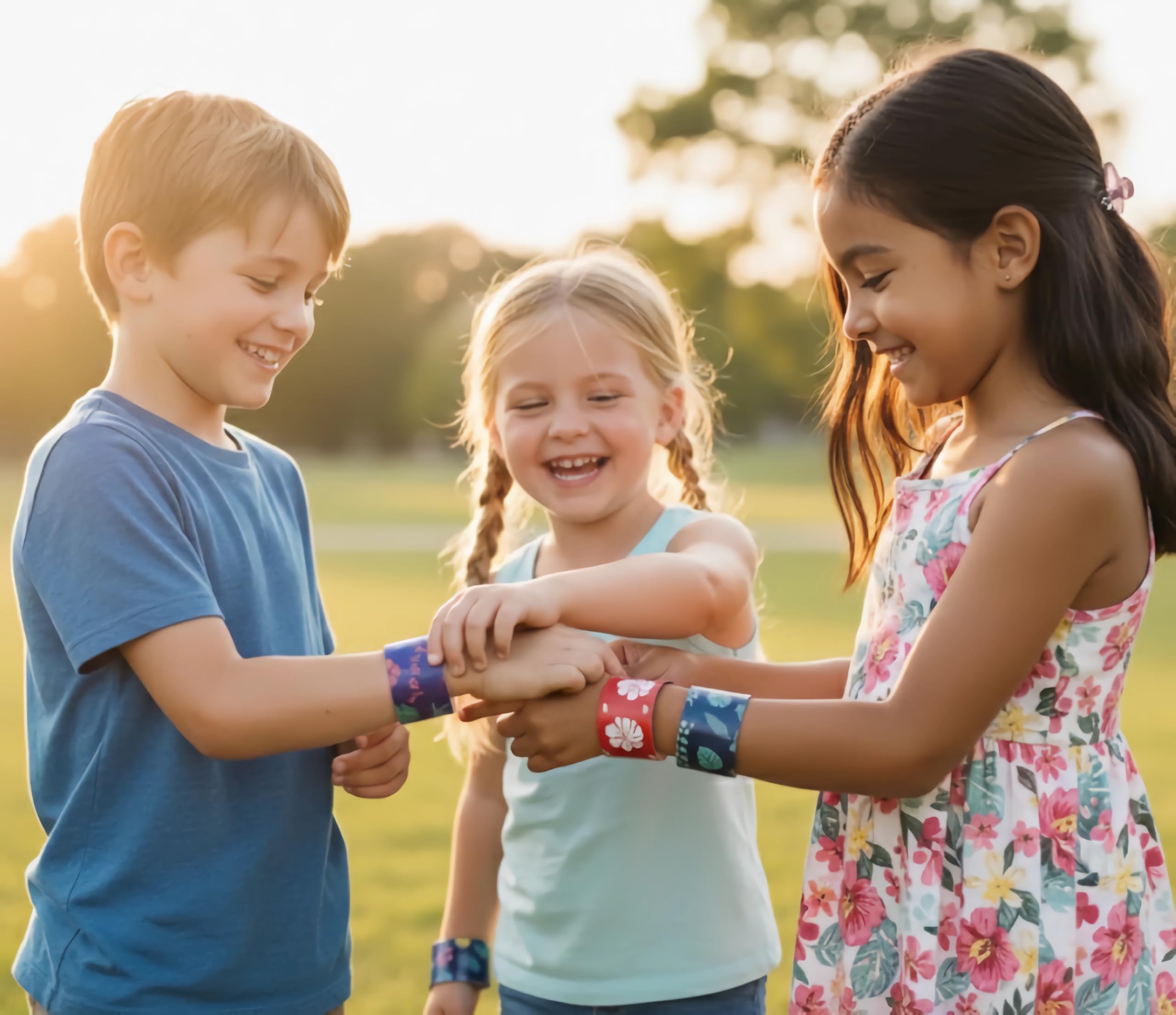 Classroom rewards and goodie bag gifts using tropical wristbands