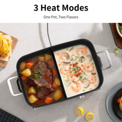Adjustable temperature oven safe slow cooker