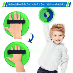 Adjustable Velcro paddles for different hand sizes