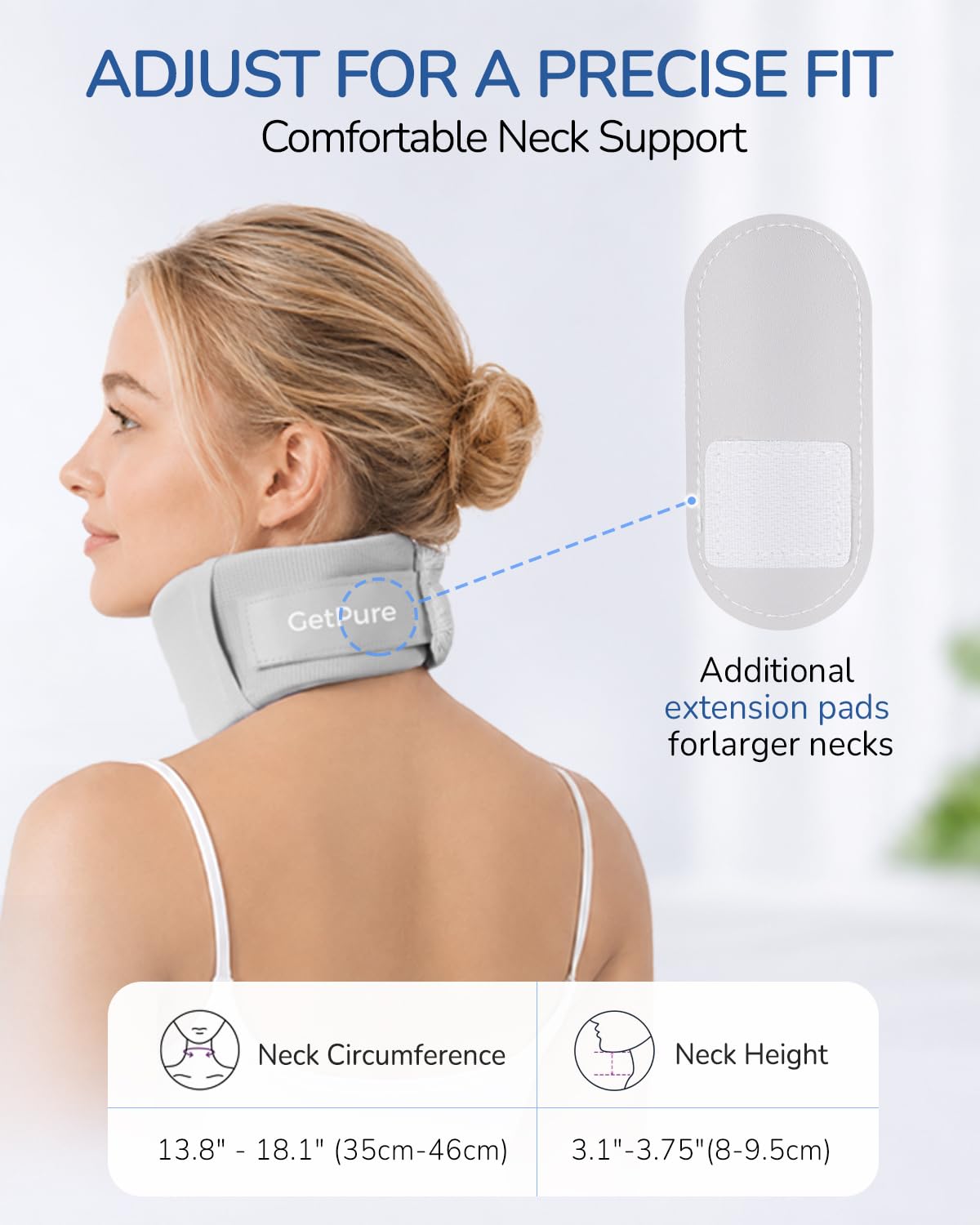 Detachable extension pad for GETPURE Ice Silk Neck Brace image