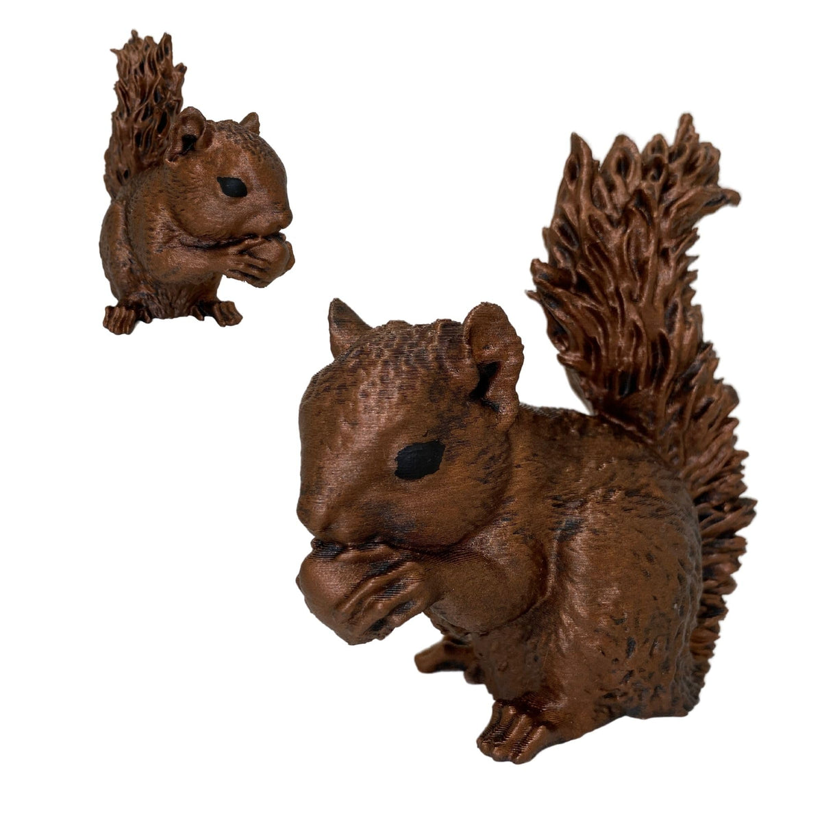 Adorable 3D Printed Chipmunk Figurine on desk display