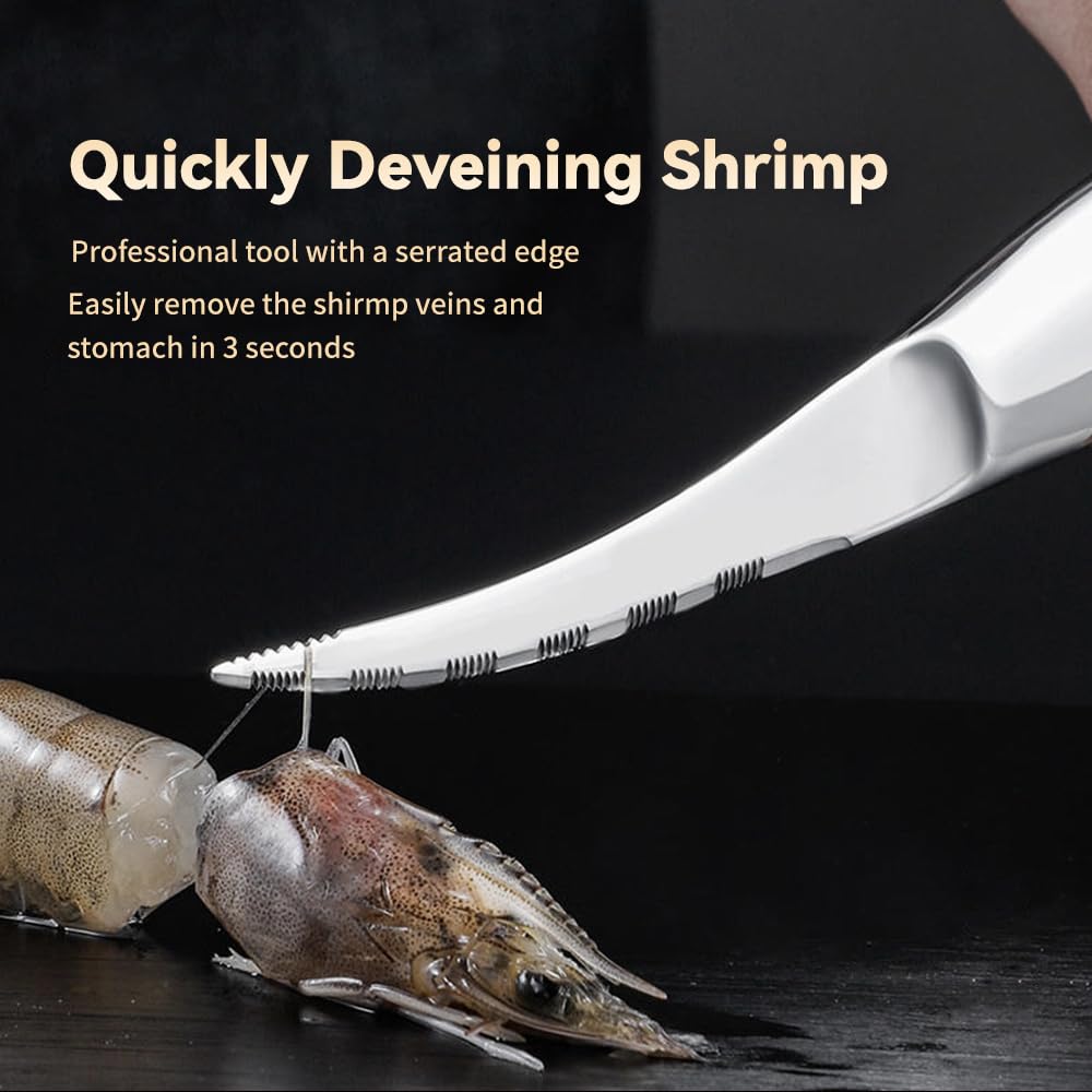 ADORAMBLING seamless shrimp peeler design