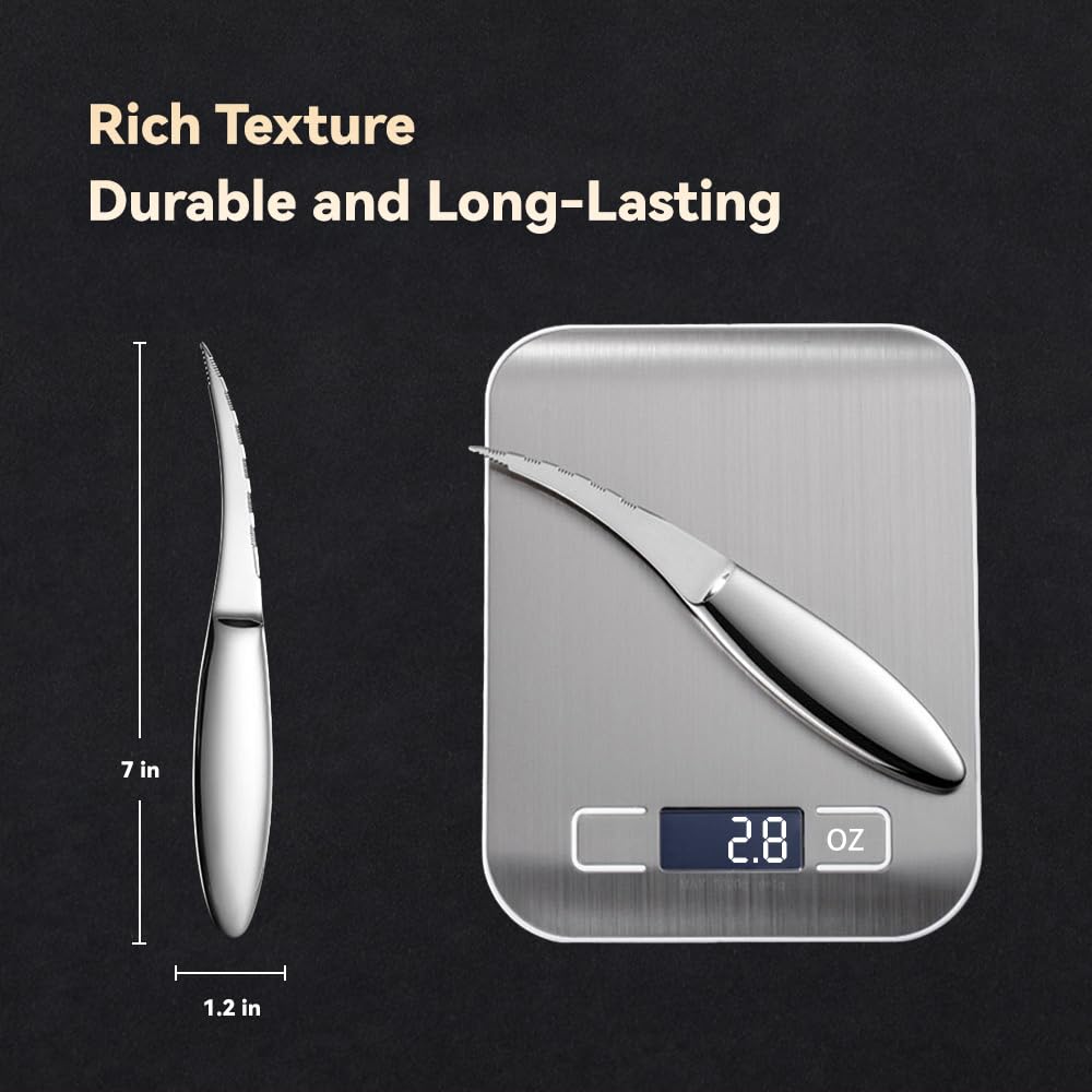 ADORAMBLING shrimp deveiner tool close up double sided serrated blade