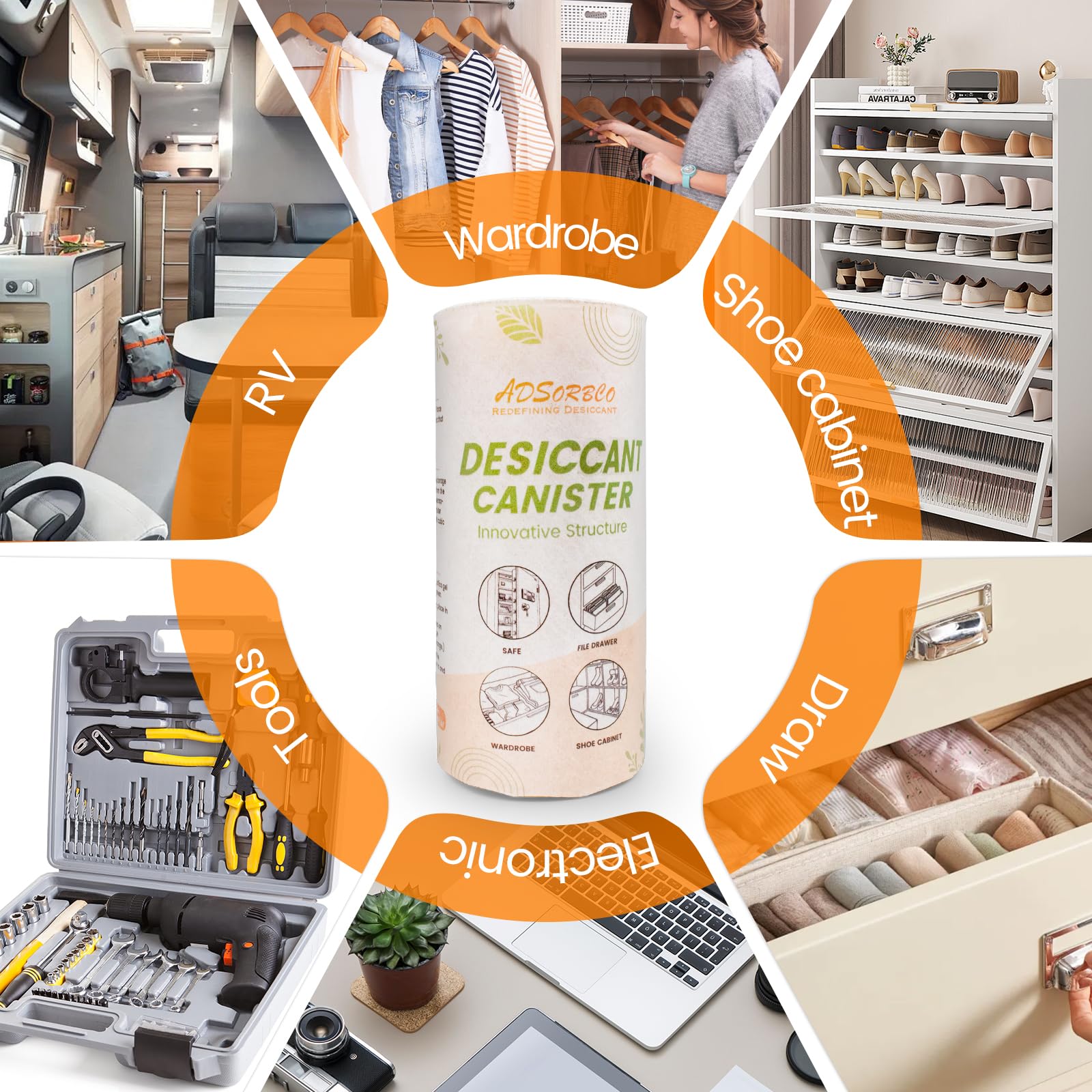 Multiple storage applications for safes closets and cabinets
