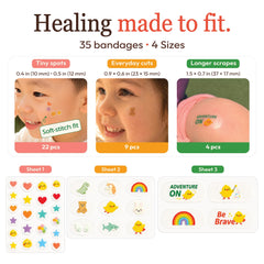 Kissprinkle MoistureBand round hydrocolloid bandages 10 pieces