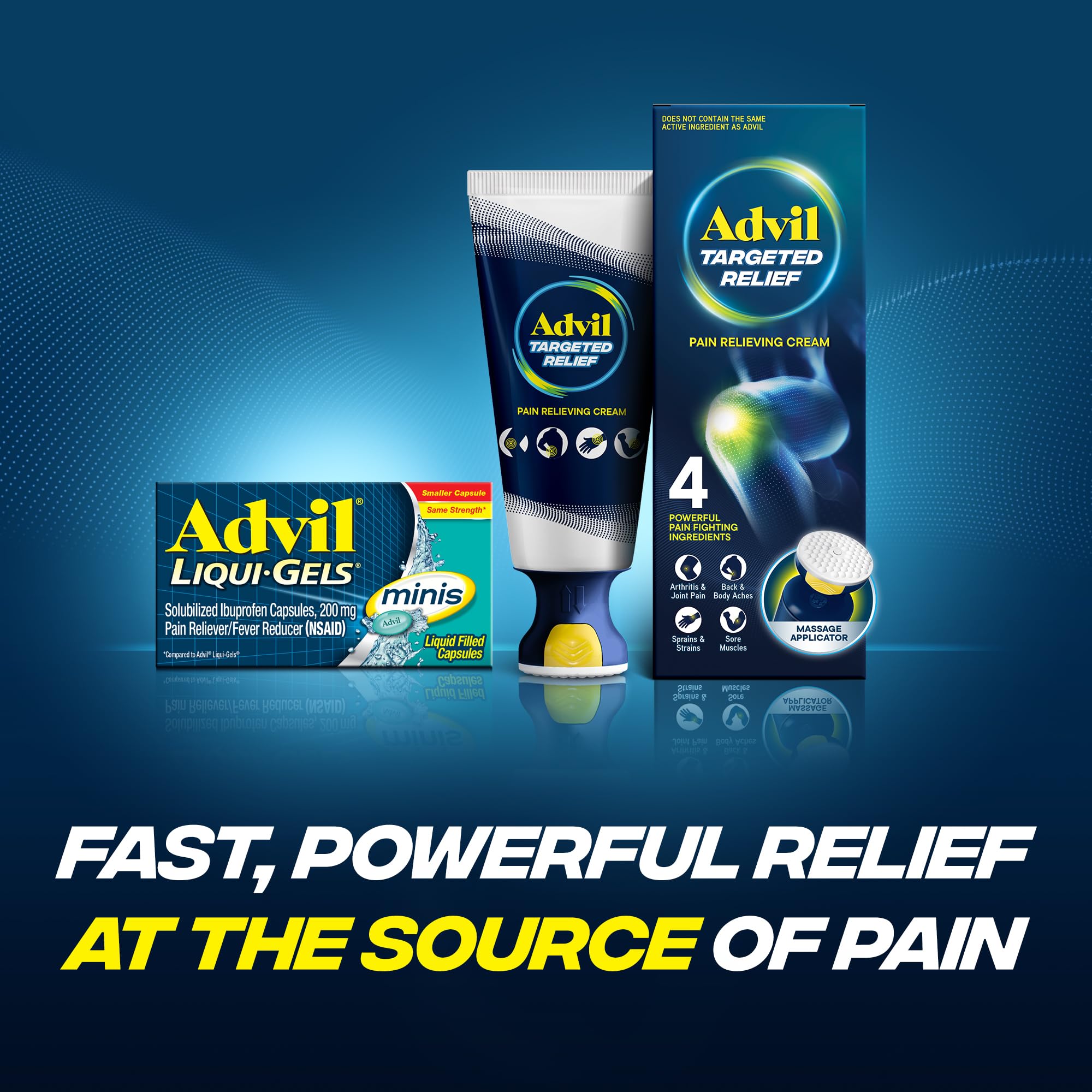 Headache relief with Advil Liqui-Gels minis capsule