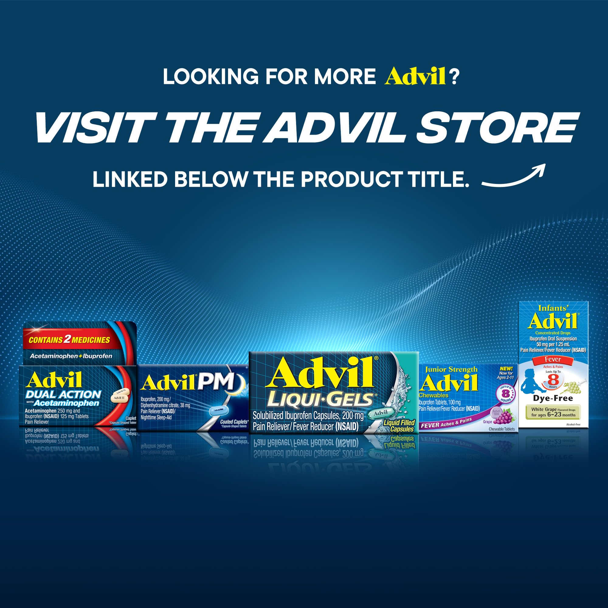Joint and cold aches relief Advil Liqui-Gels minis capsule