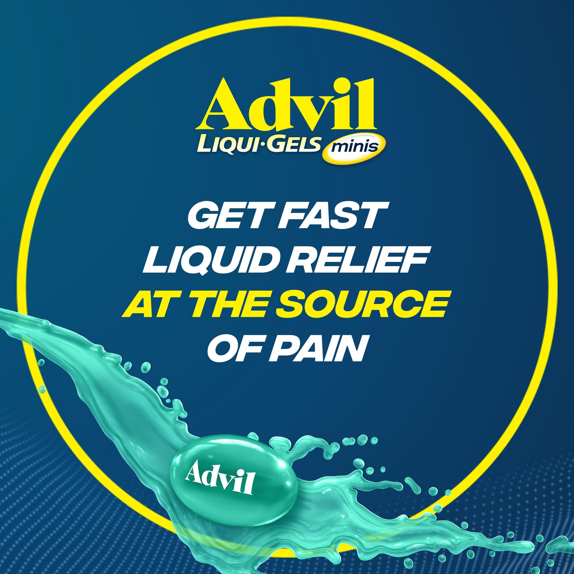 80 count Advil Liqui-Gels minis bottle shot