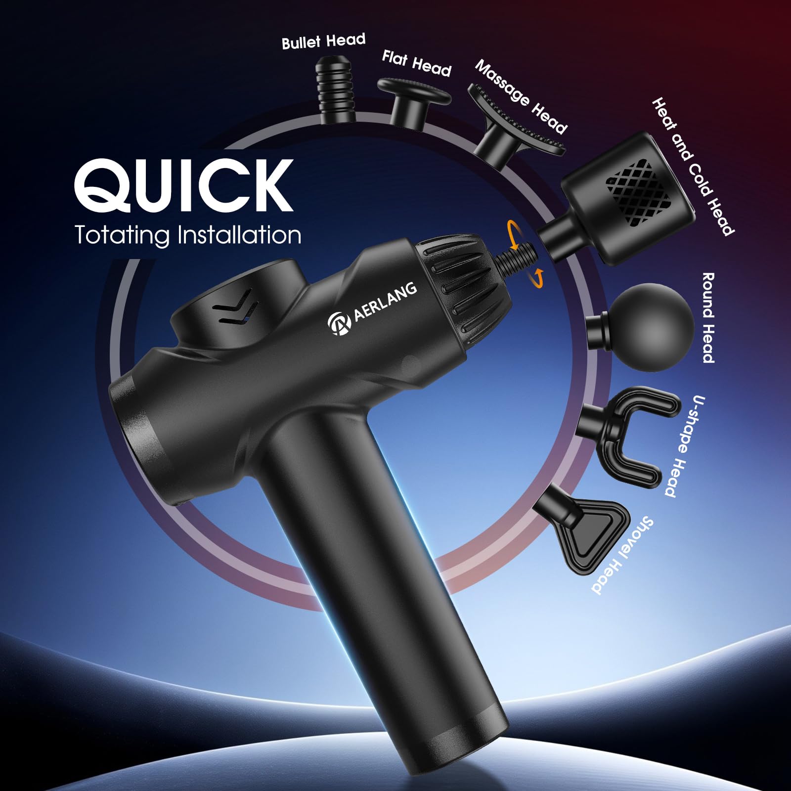 AERLANG Massage Gun USB-C charging portable device
