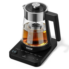 Aesthetern electric tea kettle with infuser black finish