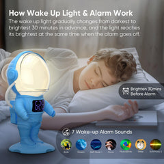 4-in-1 alarm clock with sleep sounds and Bluetooth speaker