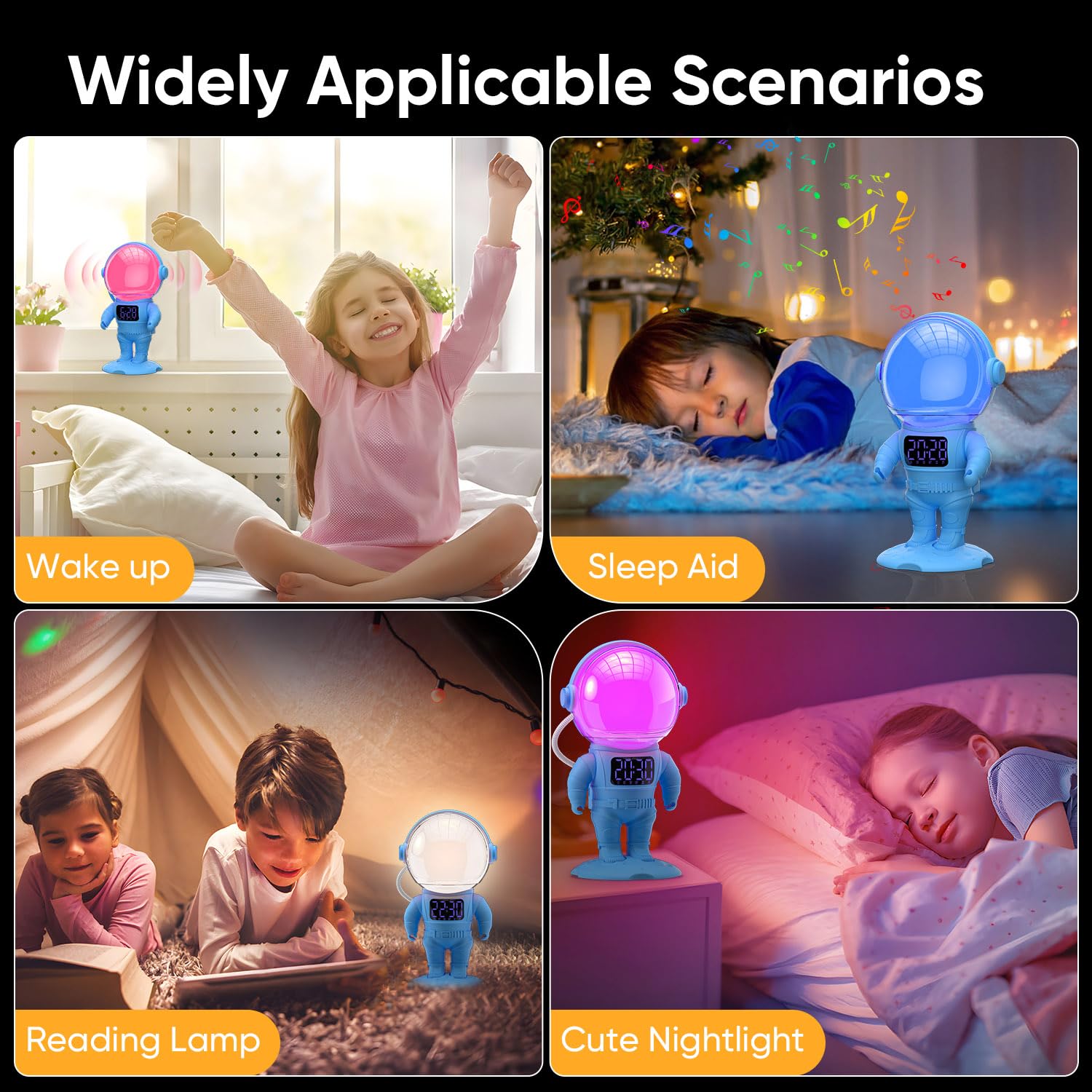 Bluetooth speaker and sleep sounds enabled clock