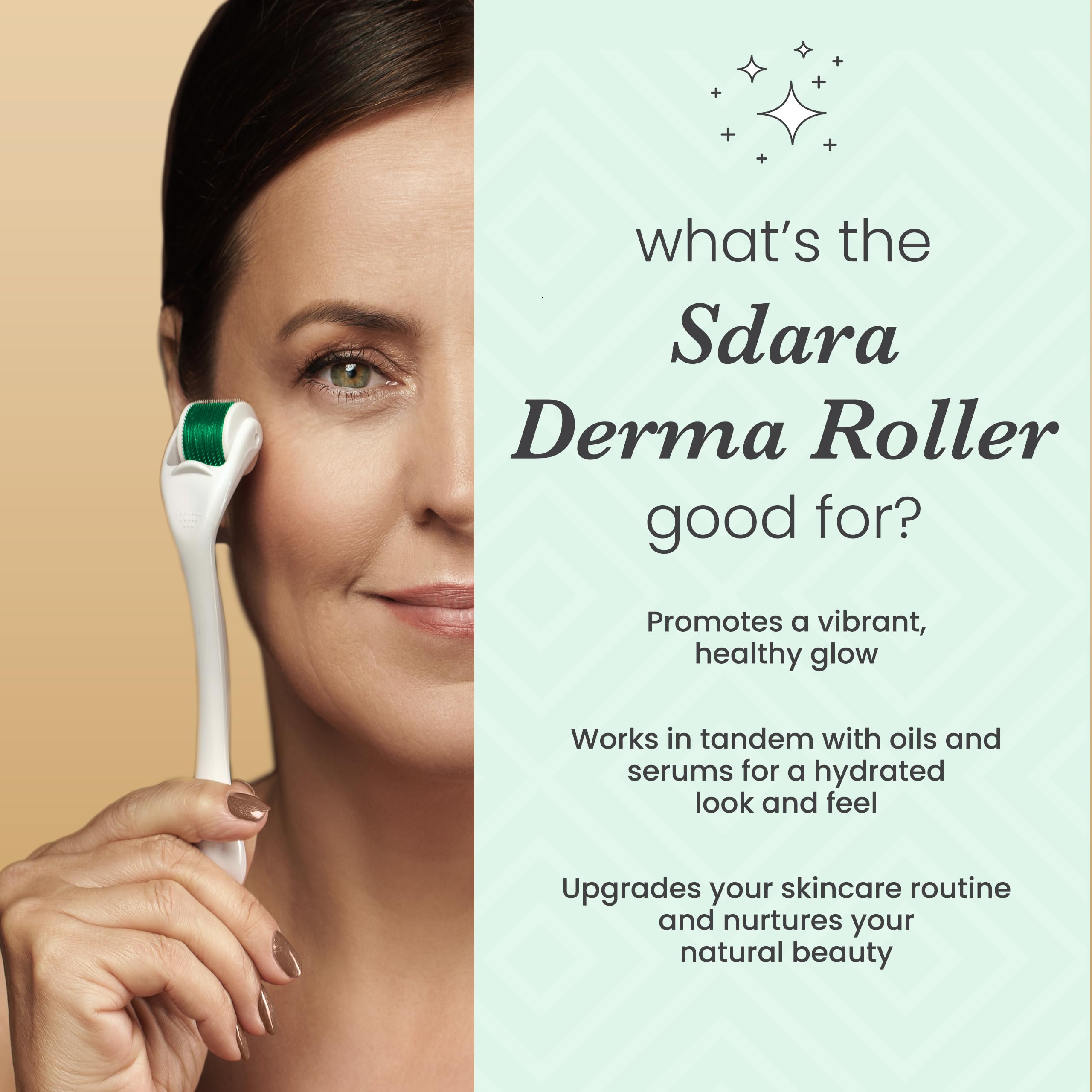 Affordable skincare tool derma roller by Sdara Skincare