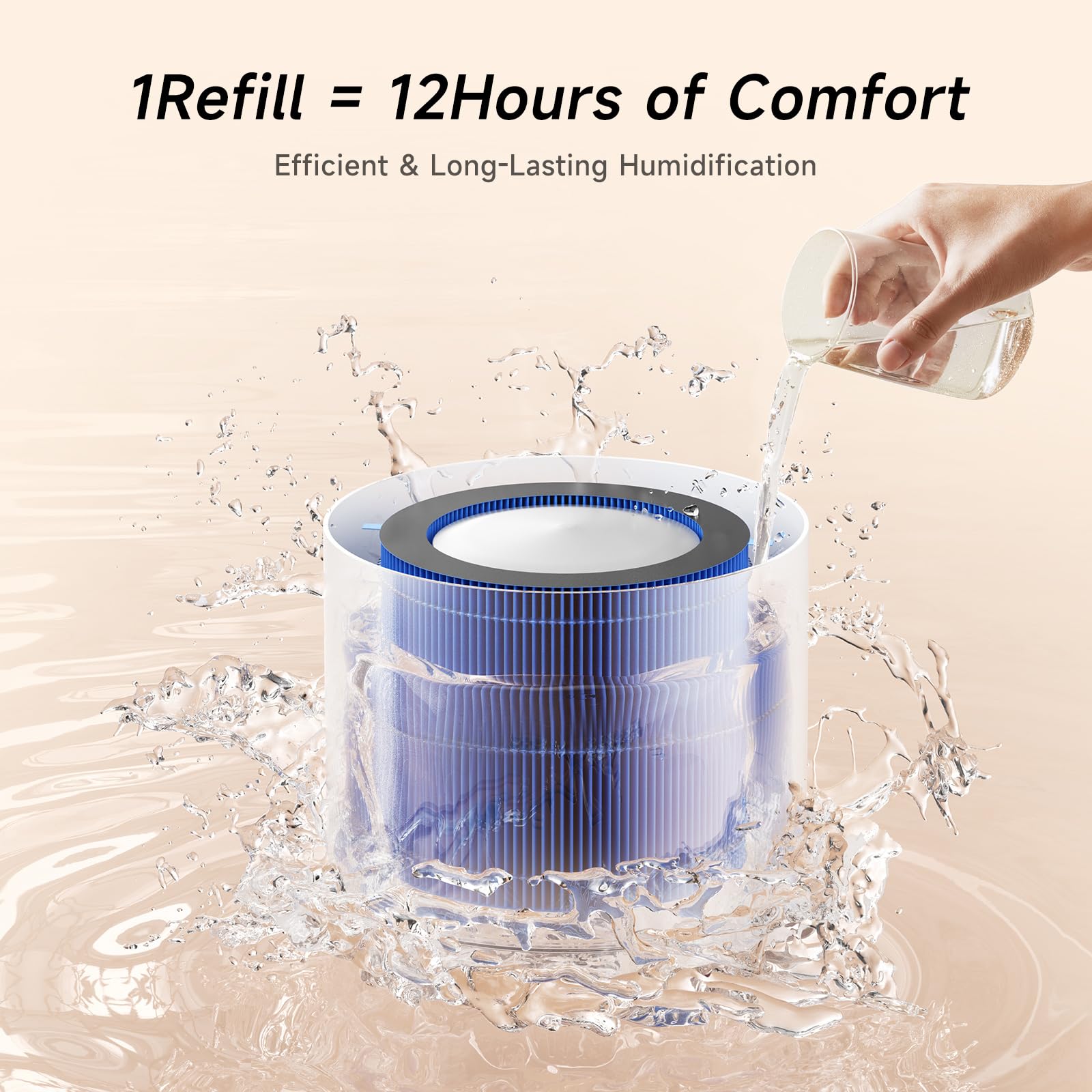 7-color ambient light with Sleep Mode on Afloia unit