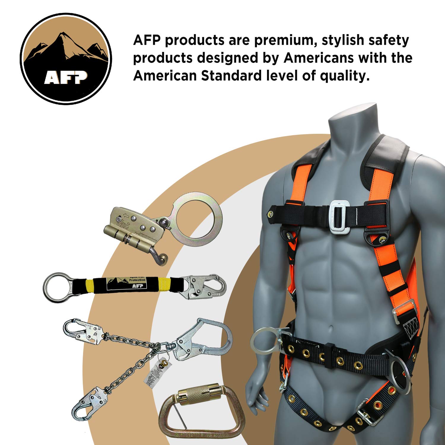 ANSI Z359-compatible AFP fall protection extender