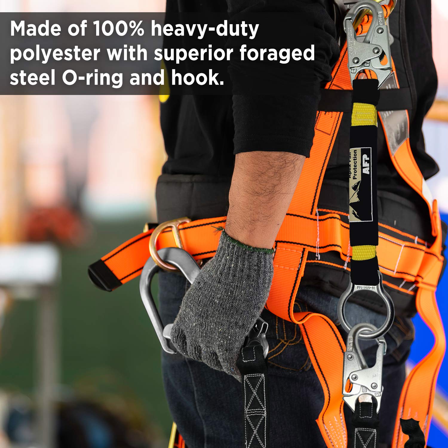 Back D-Ring extender with forged steel O-ring