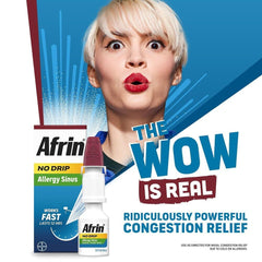 Afrin Menthol Nasal Spray bottle for cooling relief
