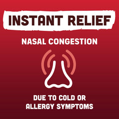 Afrin No Drip Original Nasal Mist 12 hour relief label on bottle
