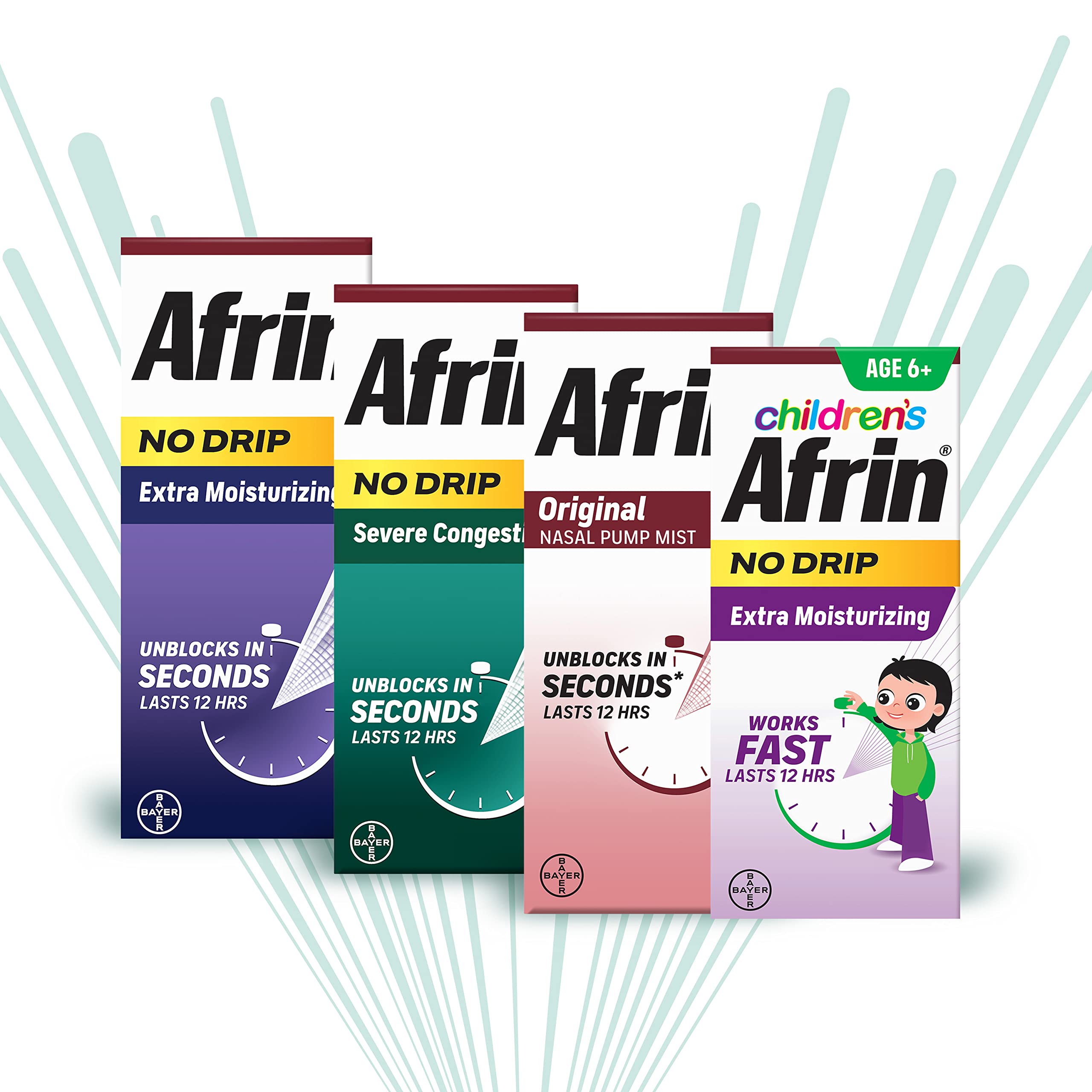 Afrin Twin Pack nasal spray 0.5 fl oz per bottle