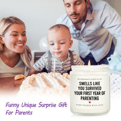 Afterprints candle first year parenting lavender 7oz