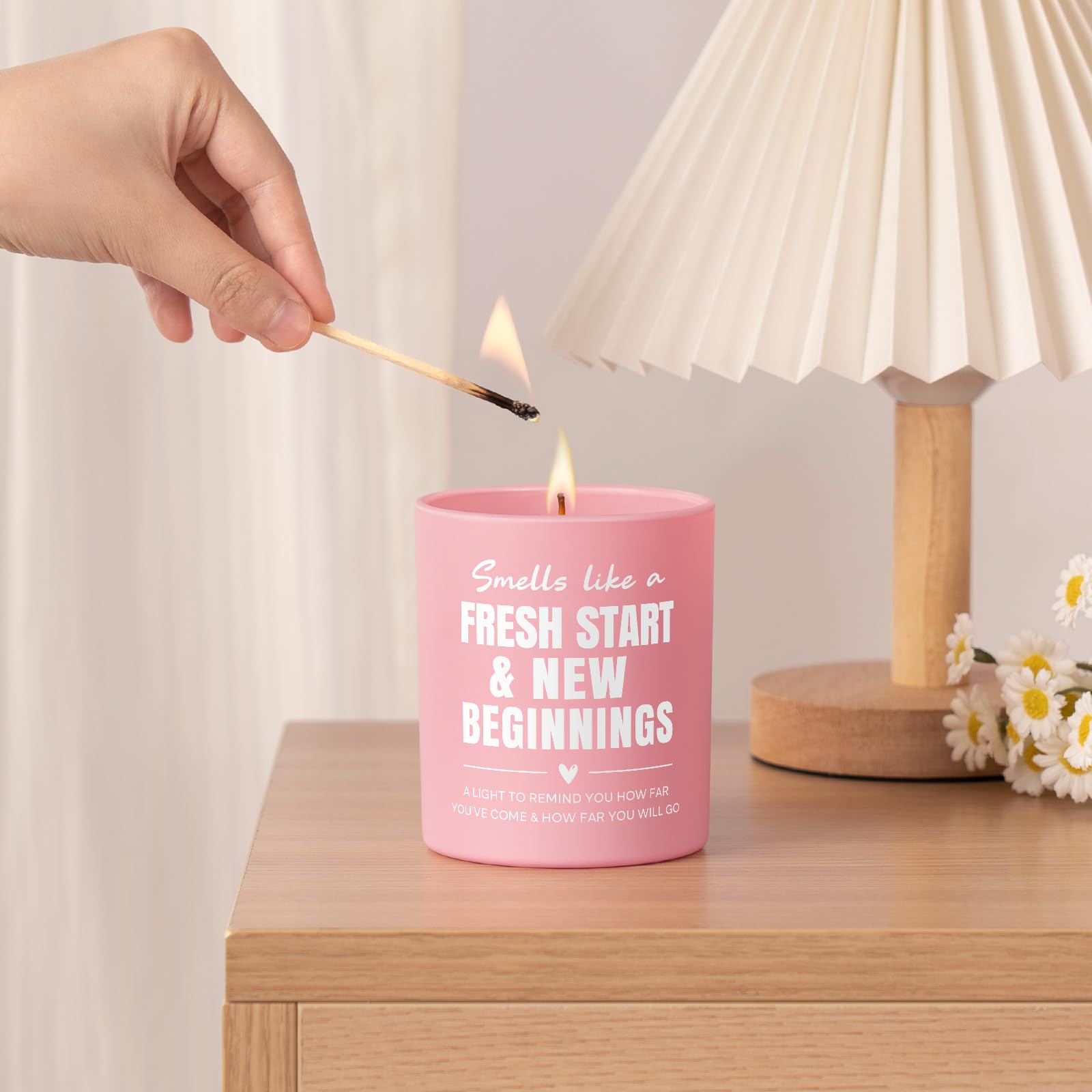 Divorce breakup gift candle by Afterprints for encouragement