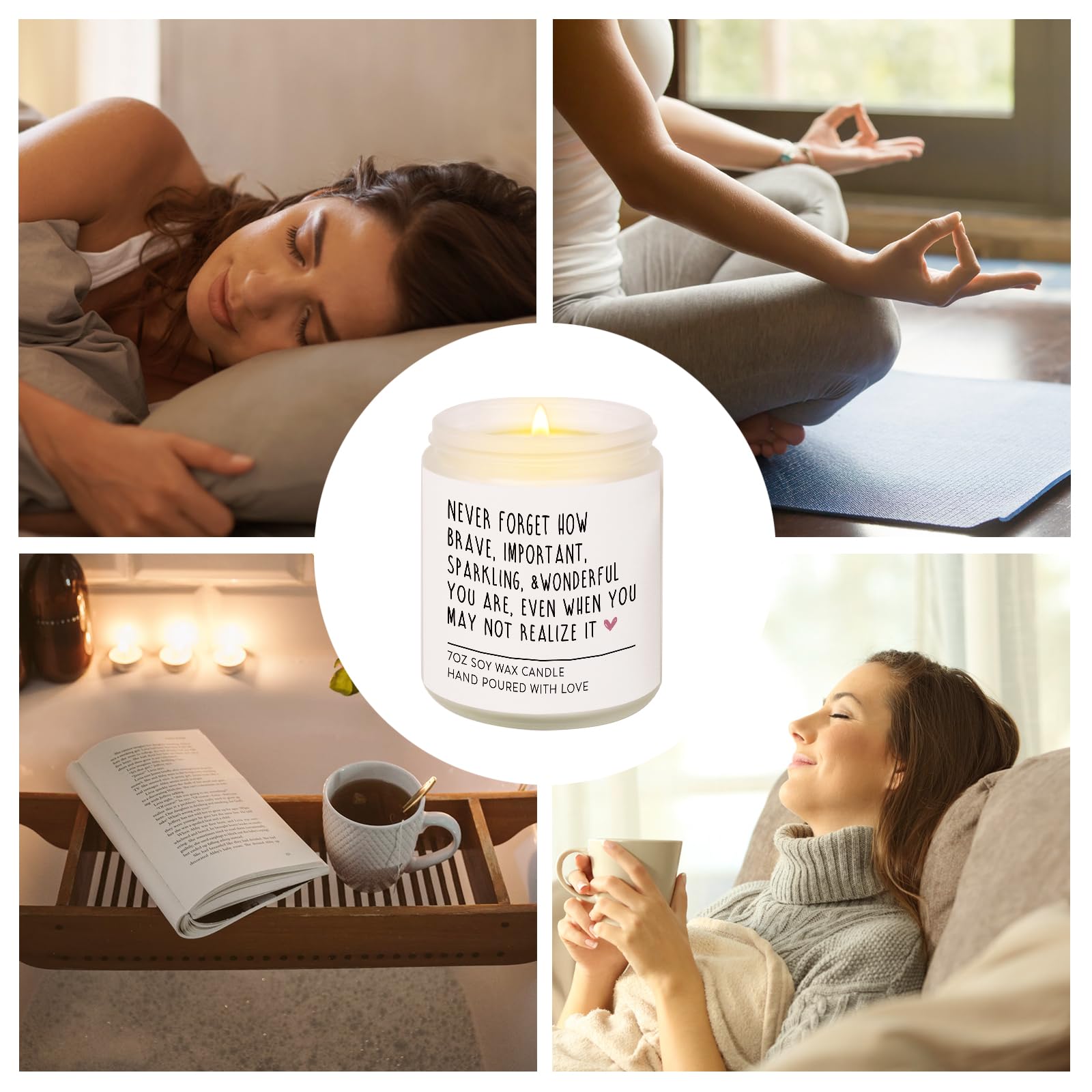 Afterprints 7oz soy wax candle long lasting burn