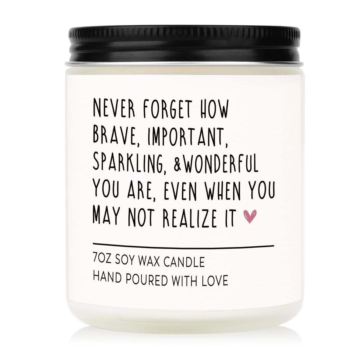 Afterprints scented candle 7oz natural soy wax