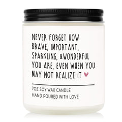 Afterprints scented candle 7oz natural soy wax