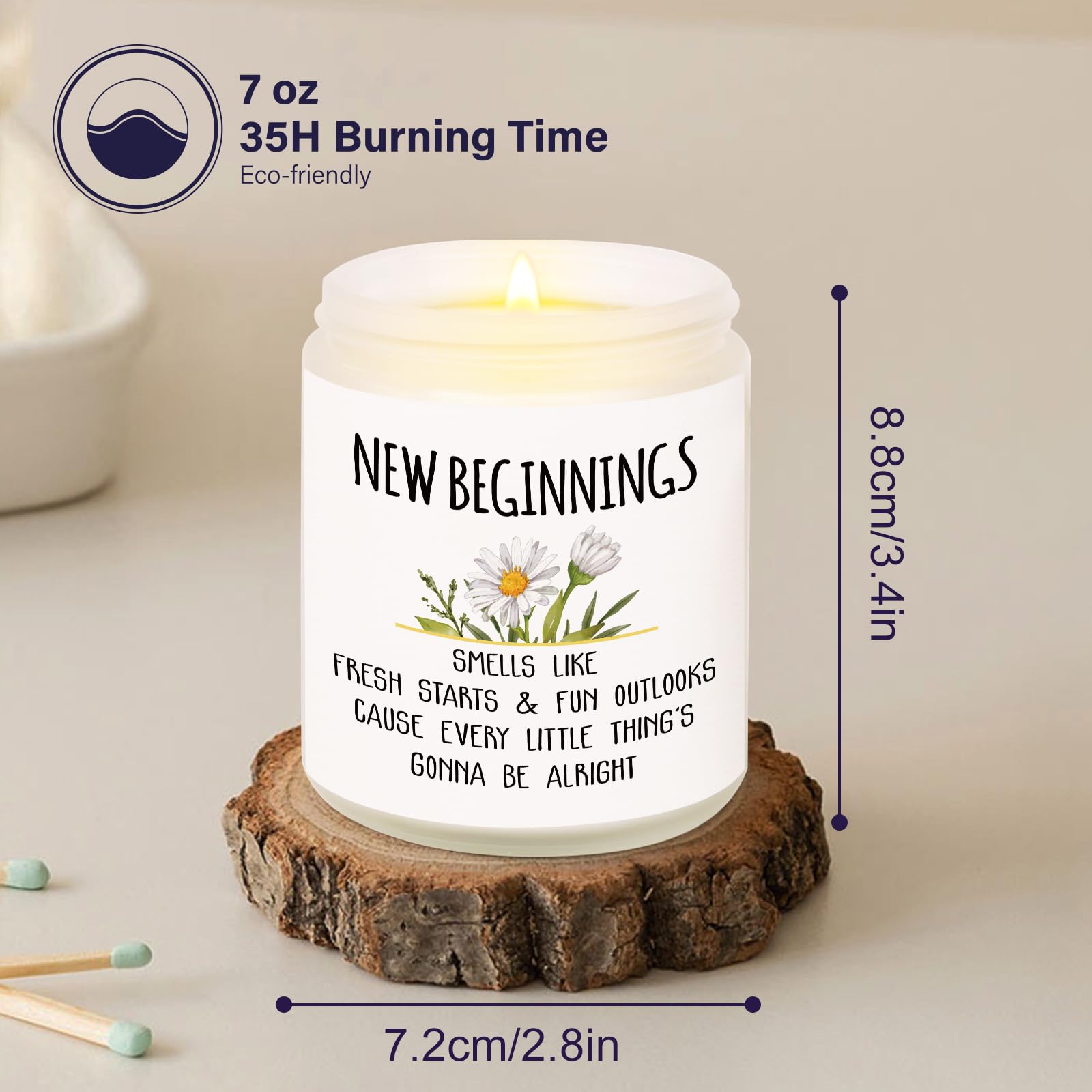 Durable packaging and customer service for Afterprints candles