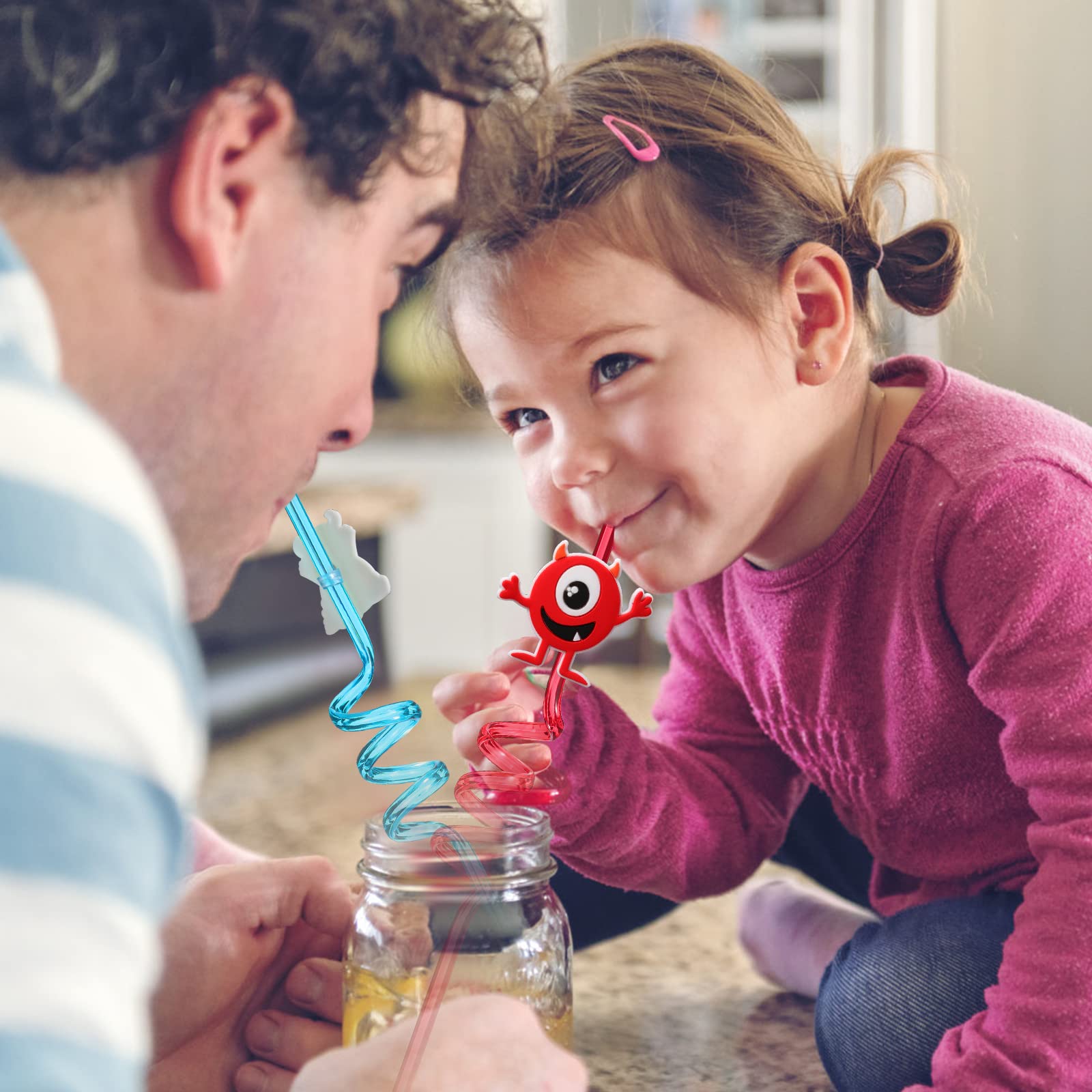 Long 10.43 inch monster straw with 0.24 inch diameter