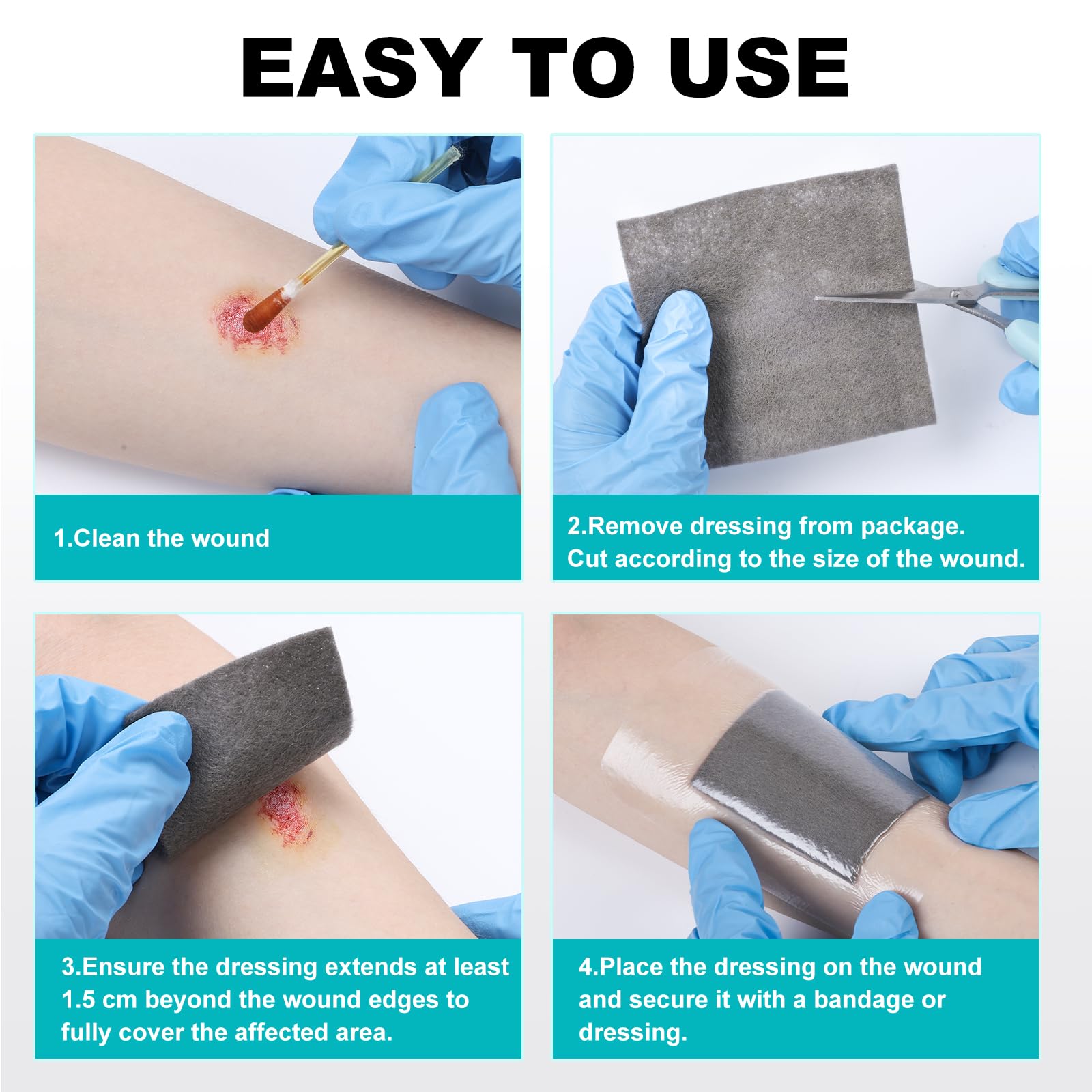 15 packs of wound dressings for care