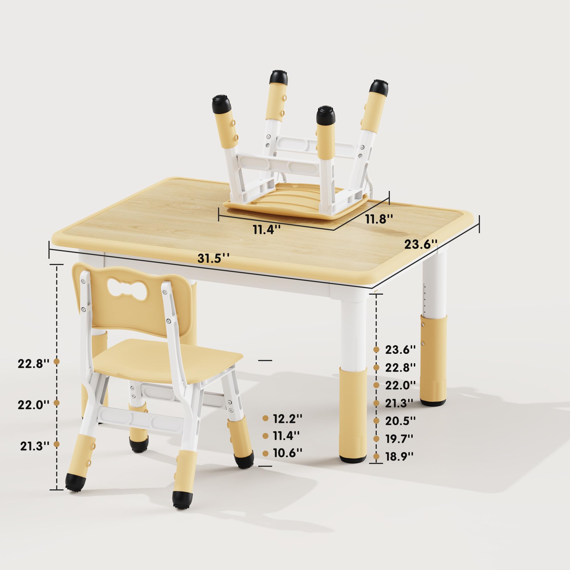 Rounded corners bow handle ergonomic design