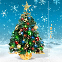 Metal star topper and ornament kit for AGIRL mini Christmas tree