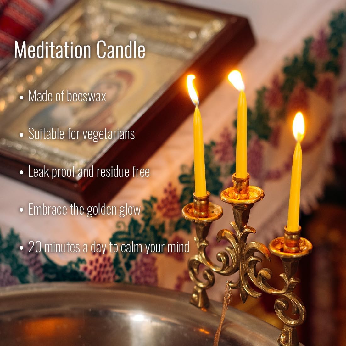 Ambient lighting with AGLARY meditation candles