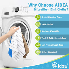 Absorbent AIDEA towels reusable machine washable