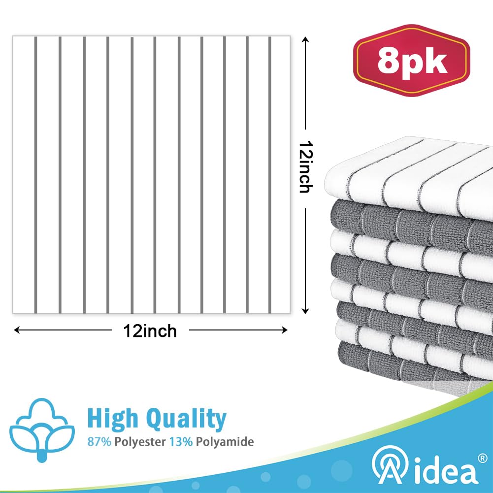 AIDEA dishcloths with rounded corners 12x12