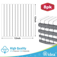 AIDEA dishcloths with rounded corners 12x12