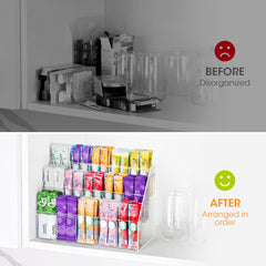 AIEVE drink packet organizer with tools and instructions for easy assembly
