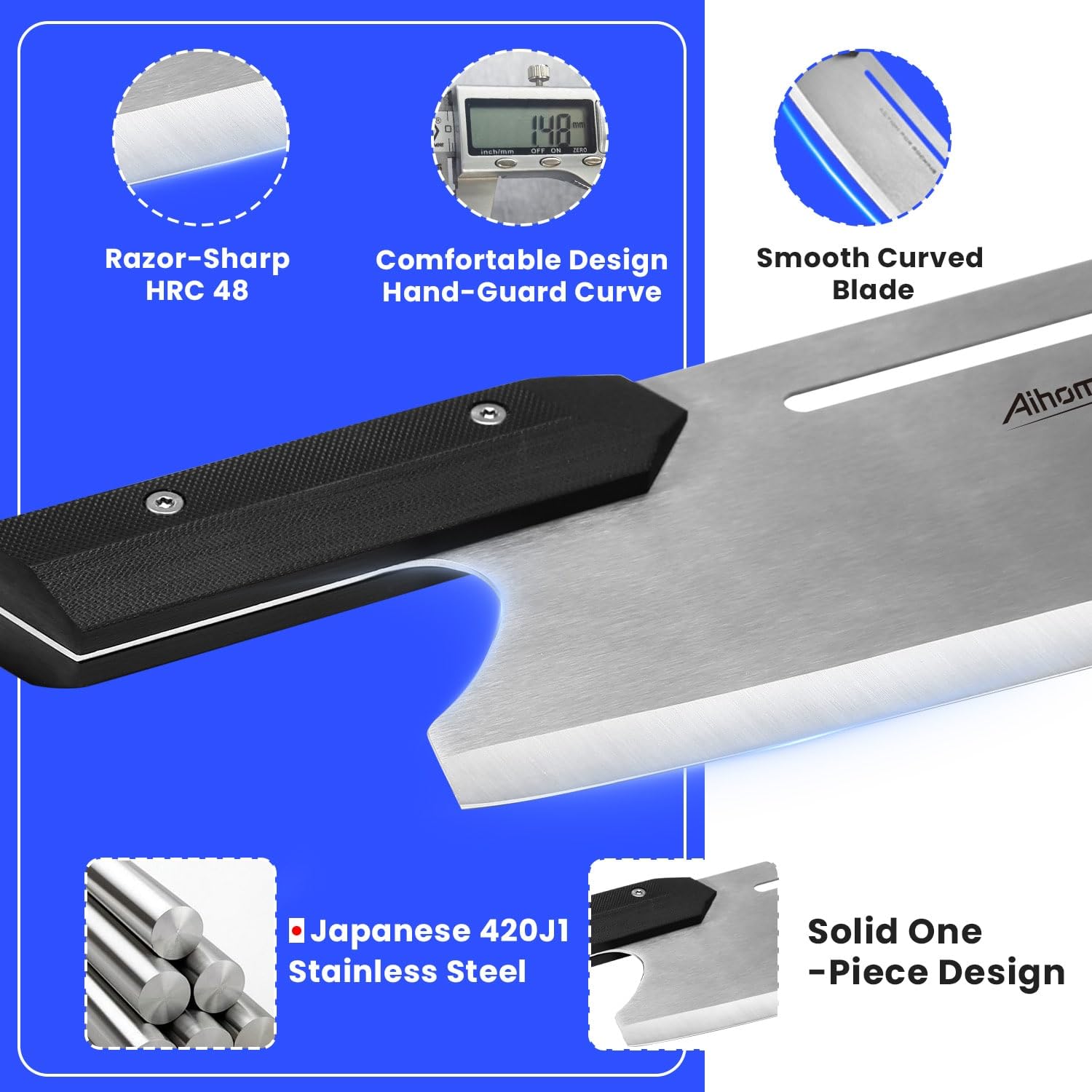 Aihomo G10 handle ergonomic design