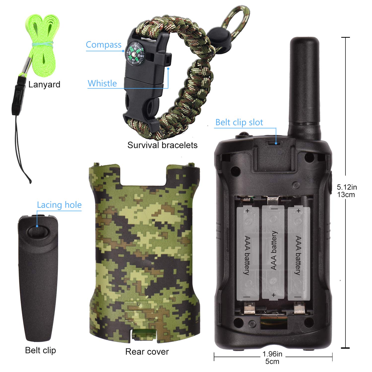 Aikmi two-pack walkie talkies for kids outdoor gear image