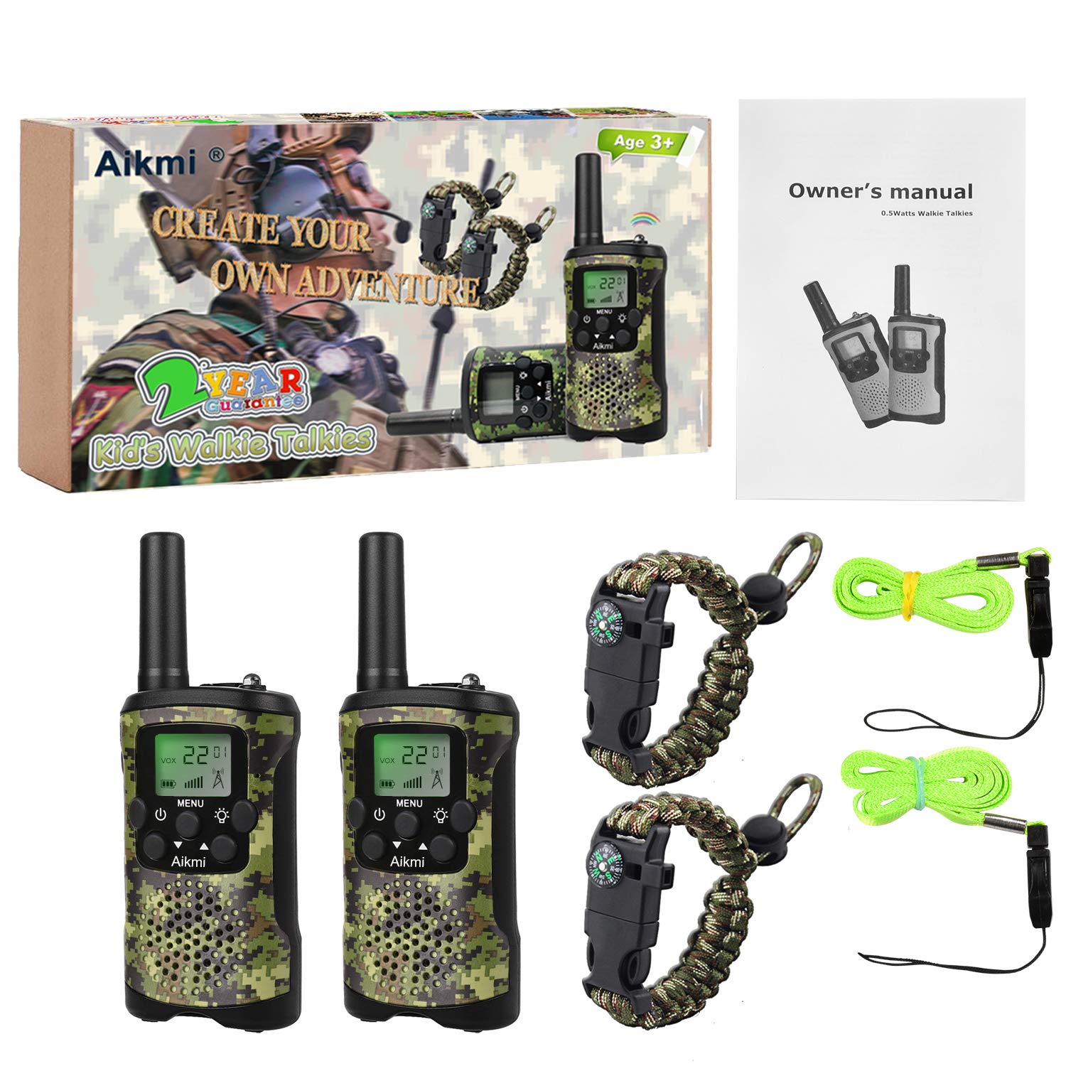 Aikmi walkie talkies for kids gift idea packaging image