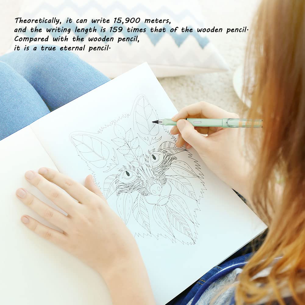 Bright color inkless pencil set for students and professionals