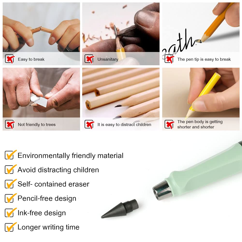 ABS material inkless pencil long lasting design