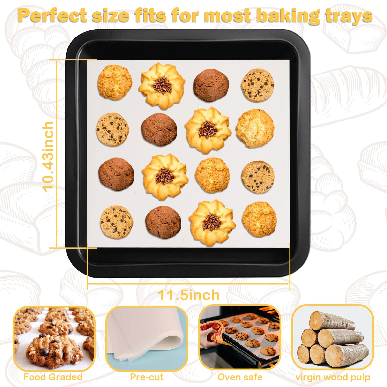 air fryer liners 10x11 inch parchment paper sheets