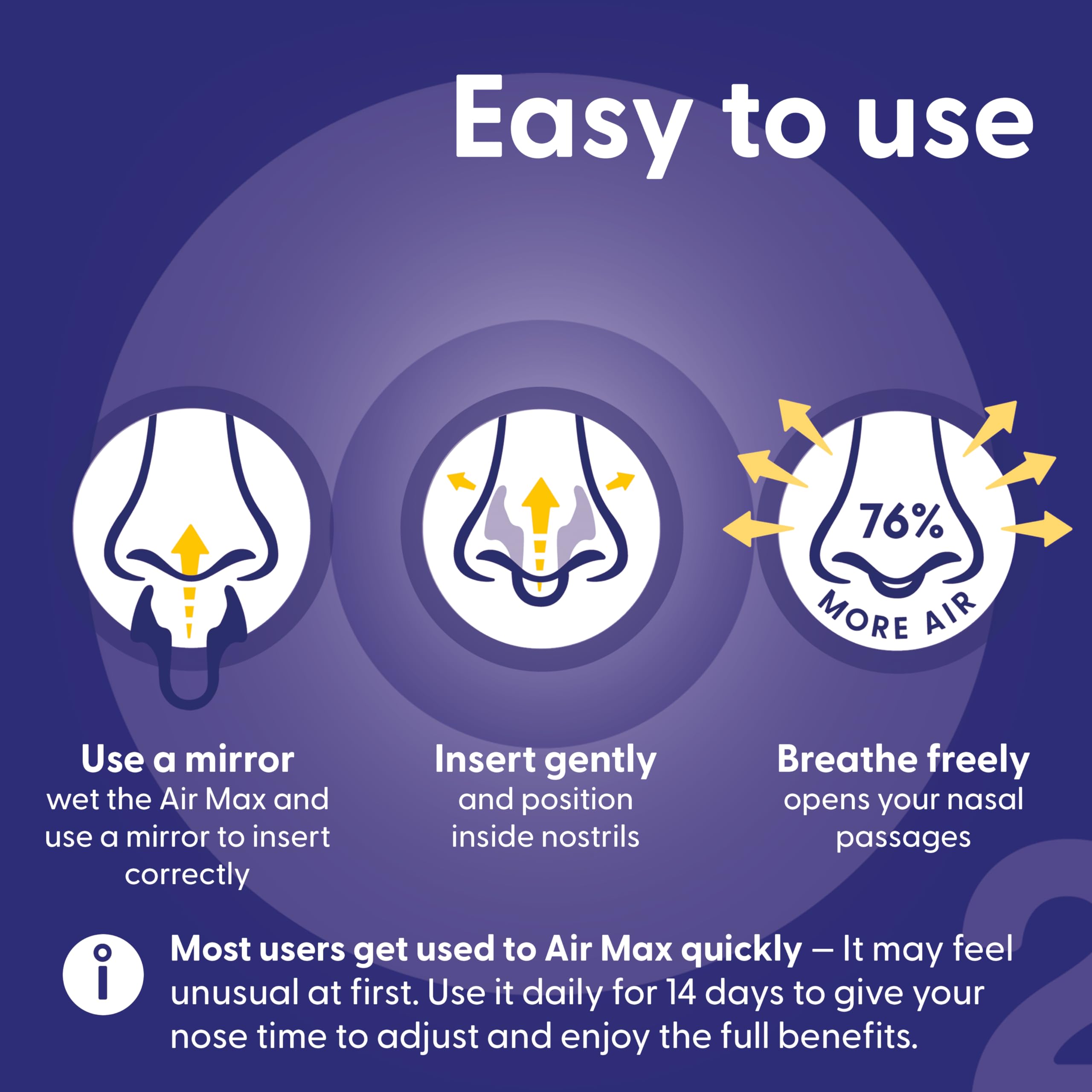 Air Max Nasal Dilators airflow comparison image