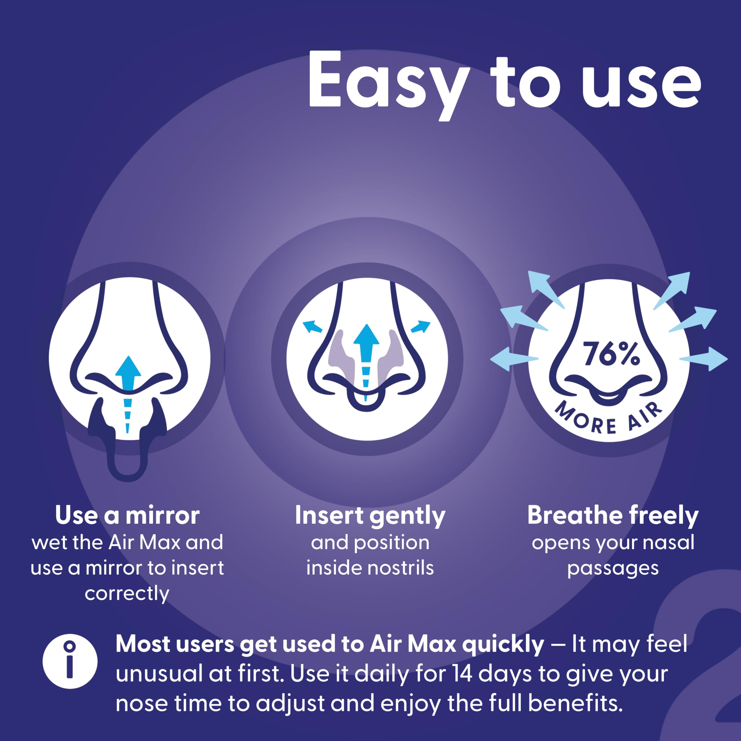 Blue Air Max Nasal Dilators with storage box image
