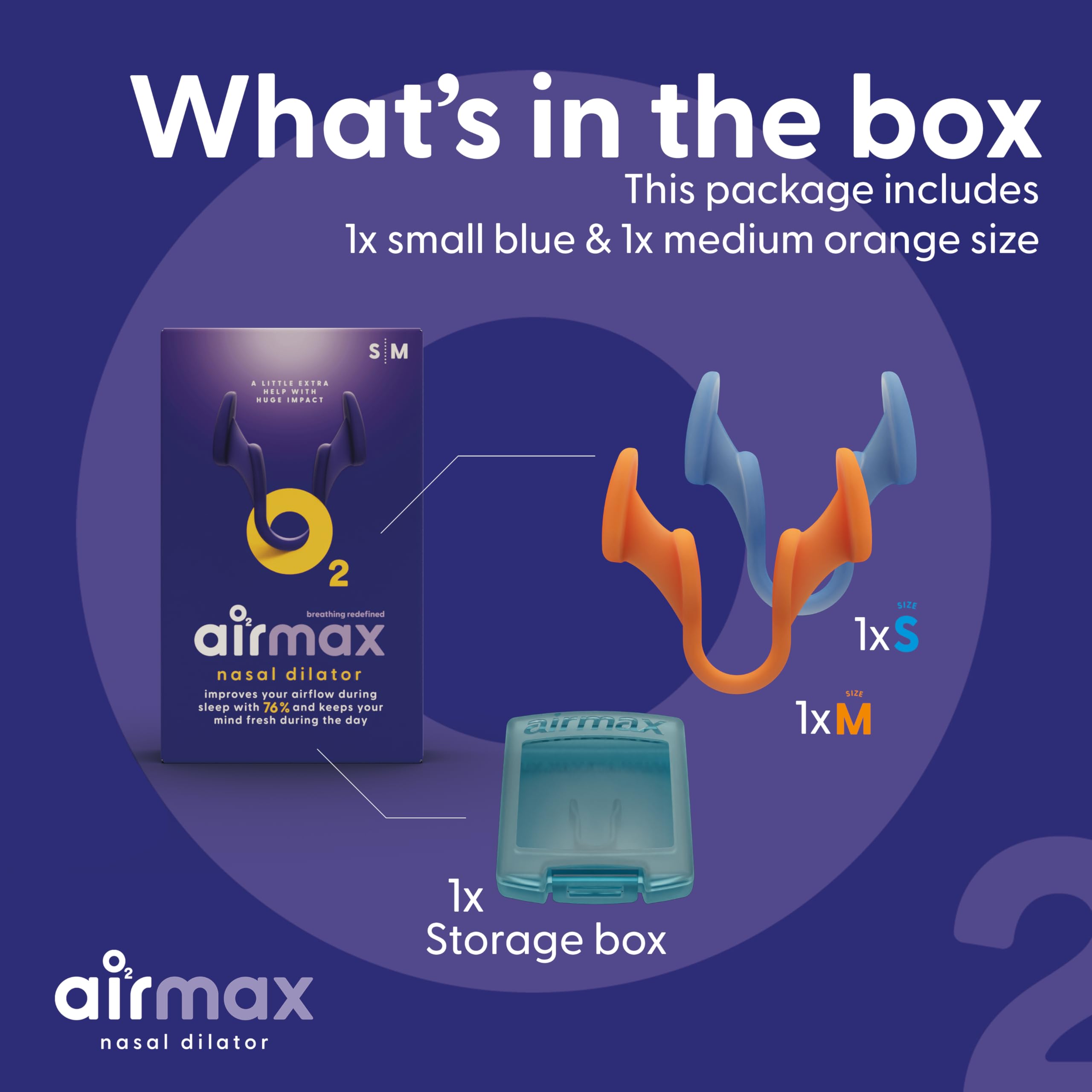 Air Max Nasal Dilators trial pack product packaging image