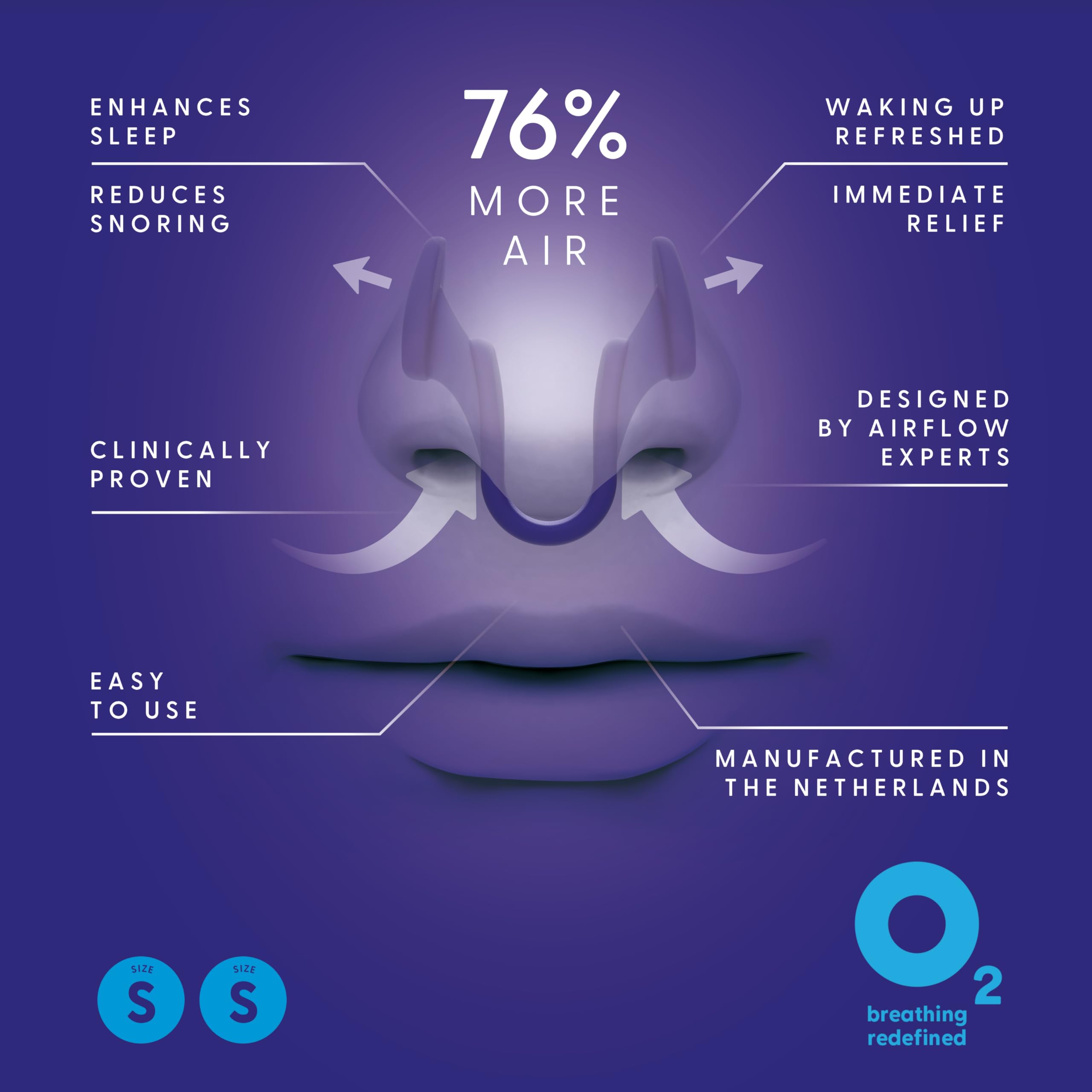 Small blue Air Max Nasal Dilators image